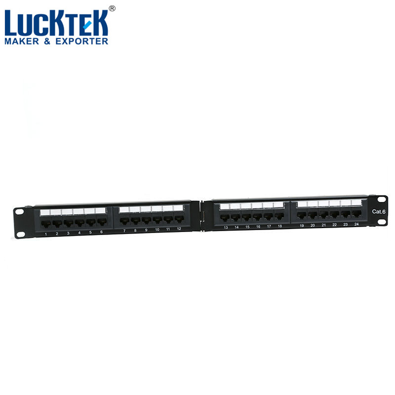 19 "UTP CAT5e патч-панель 24 порта патч-панель