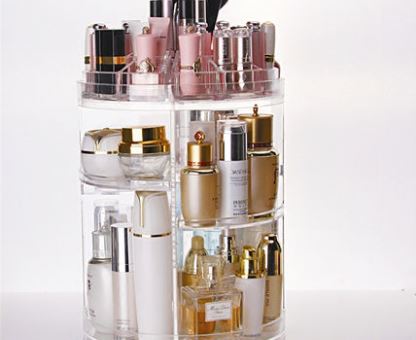 Акриловый Органайзер для макияжа glam caddy organizer