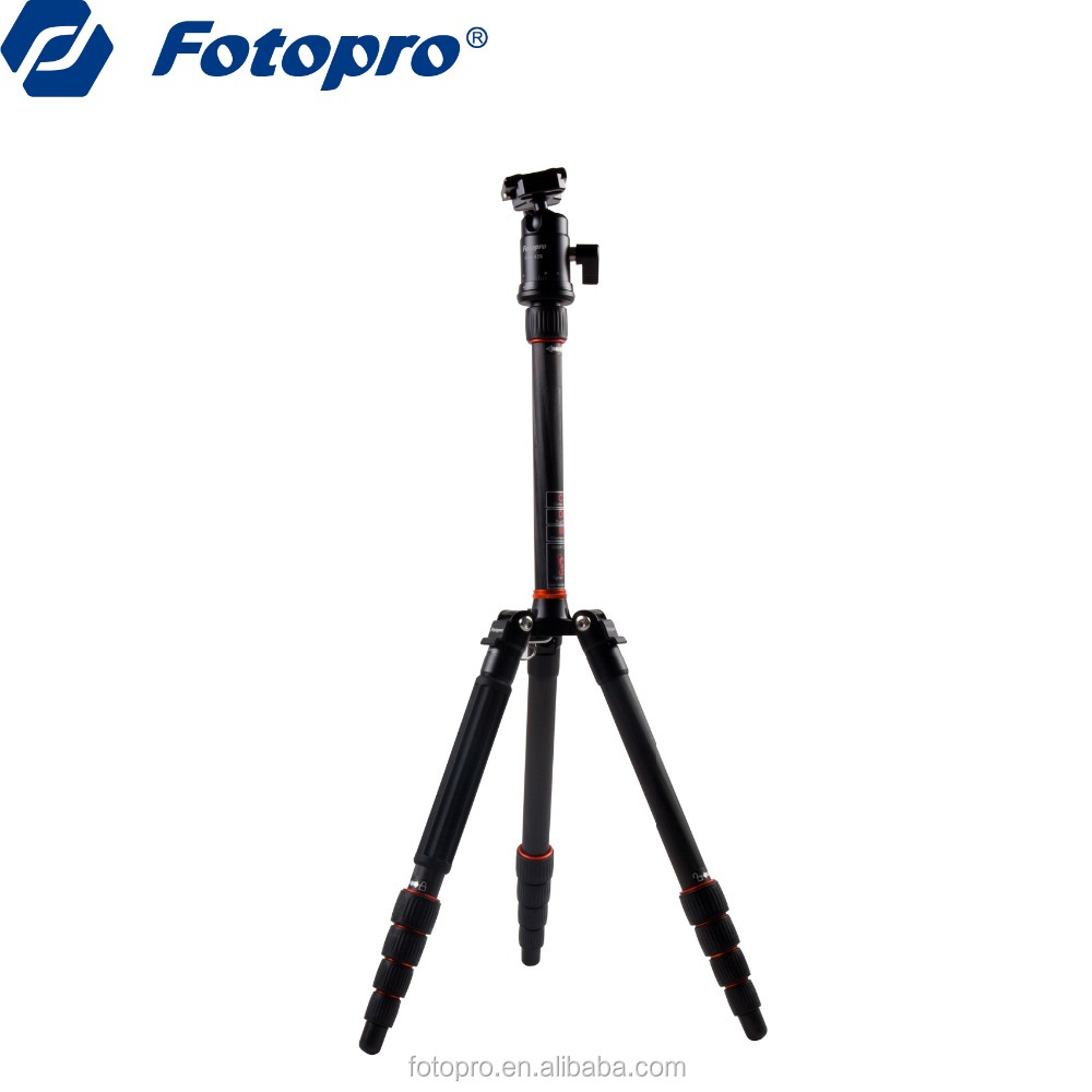 Fotopro горячая Распродажа углеродного волокна материал с низким углом съемки и съемный монопод Профессиональный штатив для камеры