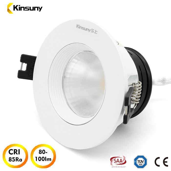 Plastic Factory 2 Inch Gimble COB Led Downlight as Ceiling Light