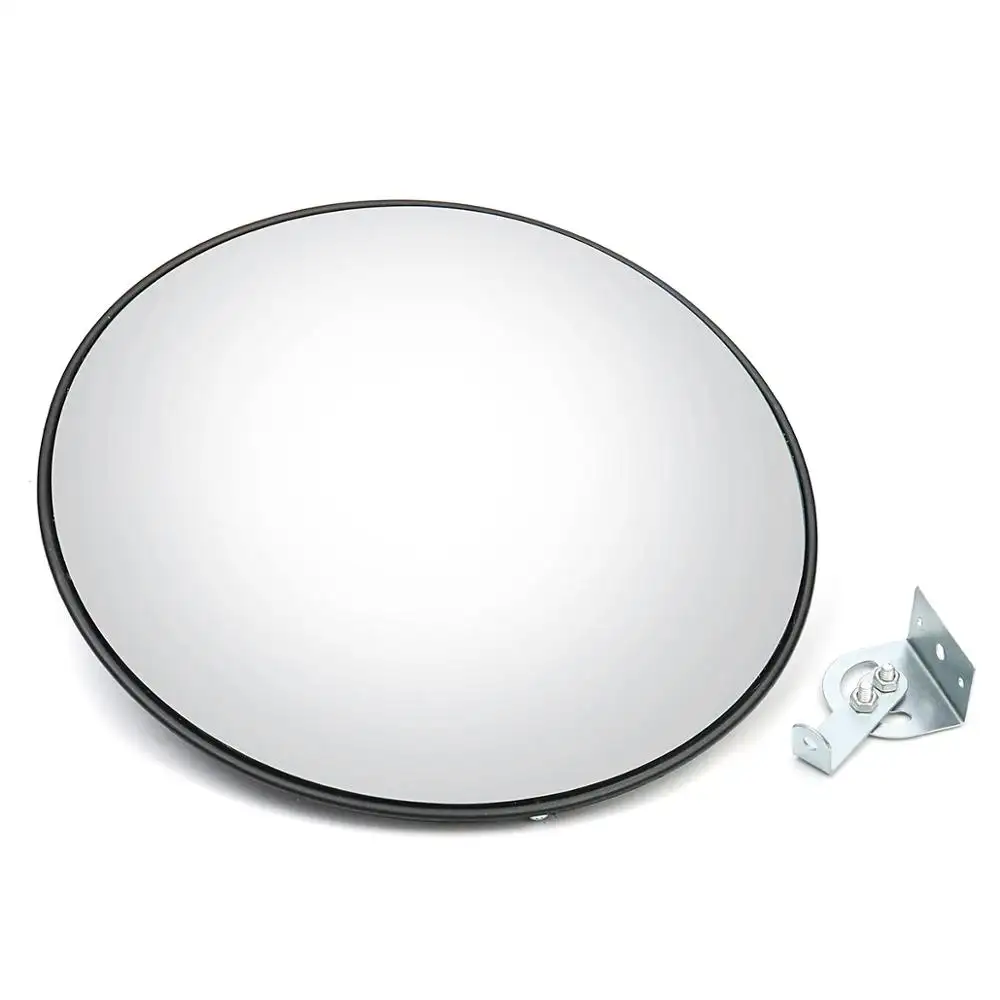 NEW 45cm Wide Angle Security Road Mirror Curved Convex for Indoor Burglar Outdoor Roadway Safety Safurance Traffic Signal Mirror