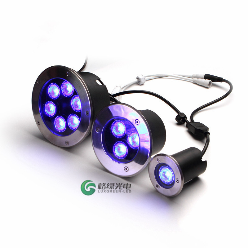 Мини Ip67 24 W Открытый Rgbw подземных Led фиксированная похоронен подземный свет земли