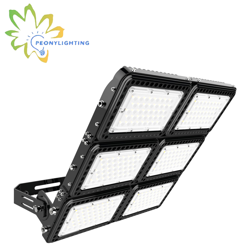 5050SMD 30degrees beam angle high mast pole sports stadium led flood light 600W with 5 years warranty