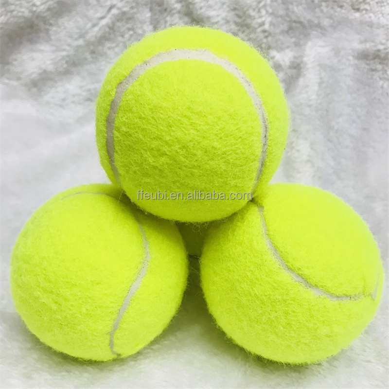 ITF approved cans package custom printed woolen training tennis ball