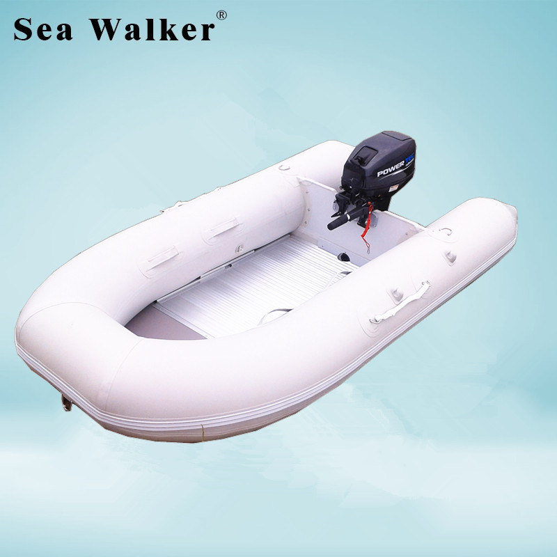 Seawalker 3,3 м надувная рыболовная Лодка гребная лодка с сертификацией CE Высококачественная алюминиевая напольная лодка для продажи