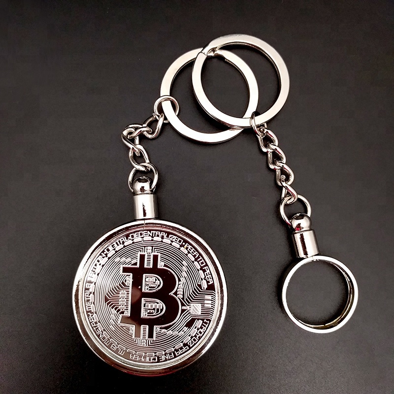 Оптовая продажа, портативная цепочка для ключей из нержавеющей стали с монетницей, брелок-кольцо, подвеска для ключей, ожерелье, брелок для ключей
