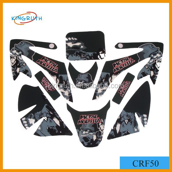 Недорогие Горячие распродажи, лучшее качество, наклейки CRF50 3M, наклейки на мотокросс