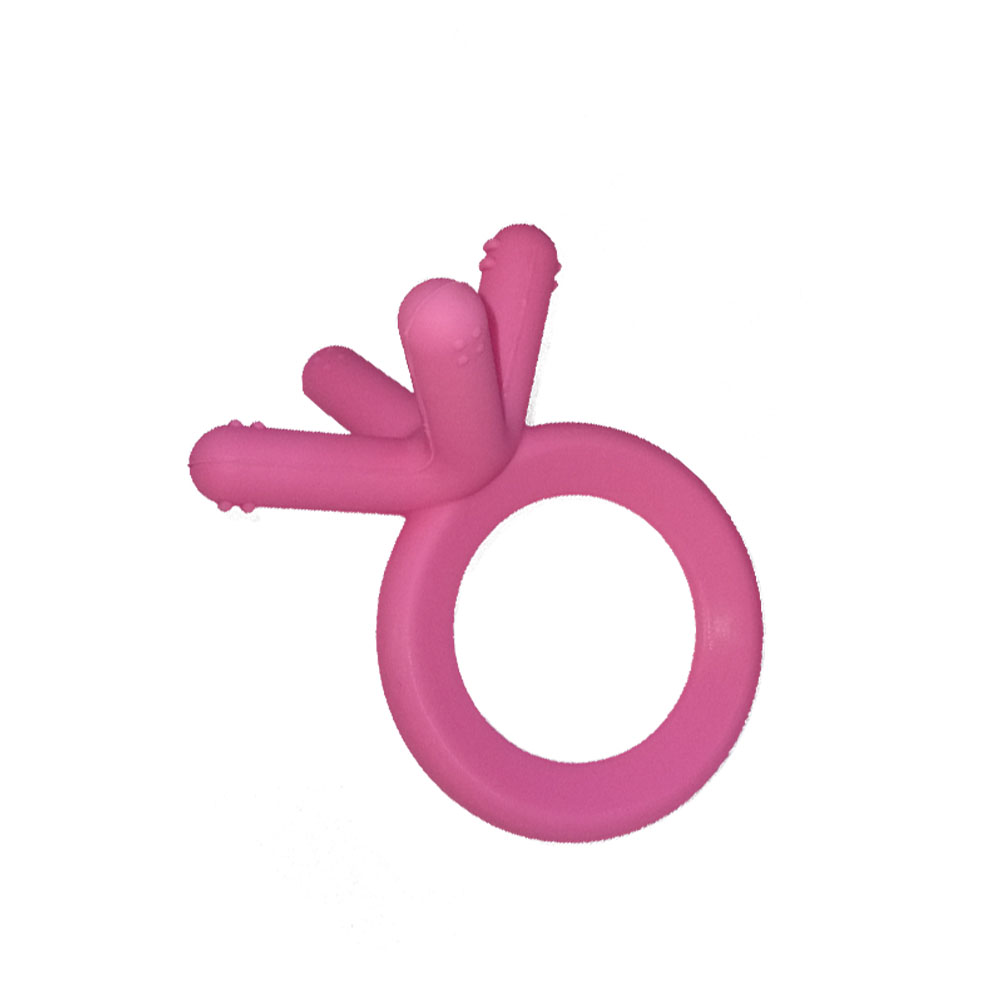 Мягкая игрушка для BabyTeething, BPA Free мягкий силиконовый мультяшный персонаж