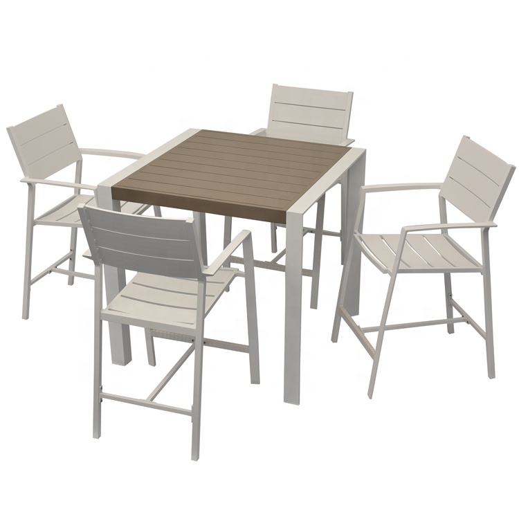 Beach aluminium bar outdoor bar furniture sets bar furniture set
