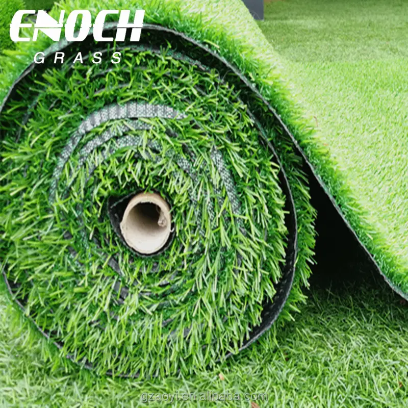 Искусственный садовый ковер ENOCH 20 мм-40 мм для использования в саду, трава, коврик в рулонах, искусственные цены, искусственный футбольный газон