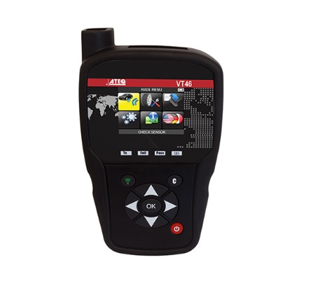 Универсальный инструмент TPMS ATEQ VT46 для активации датчиков, программирования и сброса ЭБУ