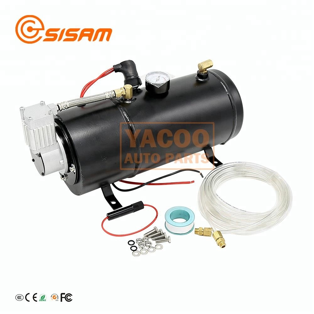 3L 150PSI мини воздушный компрессор высокого давления бака комплект для пневматический клаксон 12v для грузовика поезд шины автомобиля