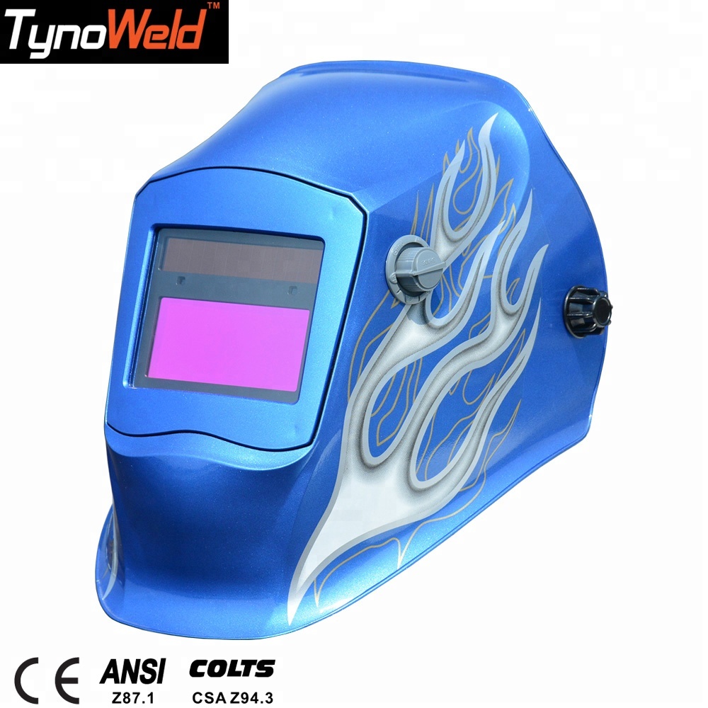 Tynoweld Ce En379 custom auto dark welding helmet