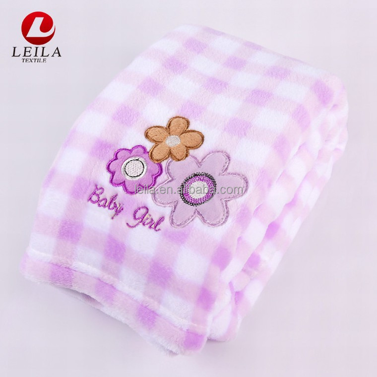 spanish blanket 100% polyester knitting good quality kids baby blanket