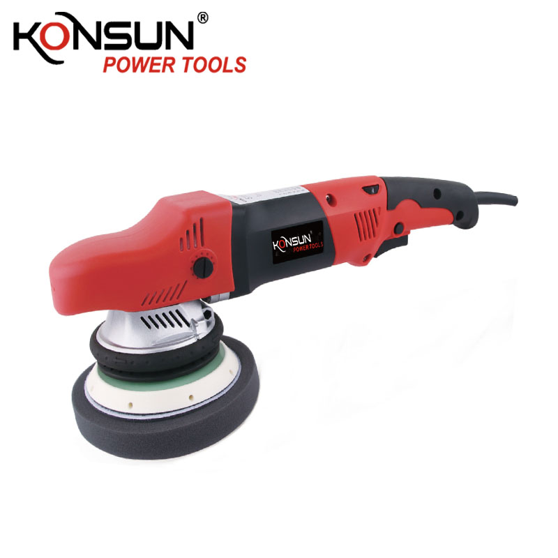 KONSUN P3022 Профессиональный 15 мм орбиты полировщик двойного действия/1200w орбитальная машина, полировальная машинка для автомобилей с эксцентриковым,