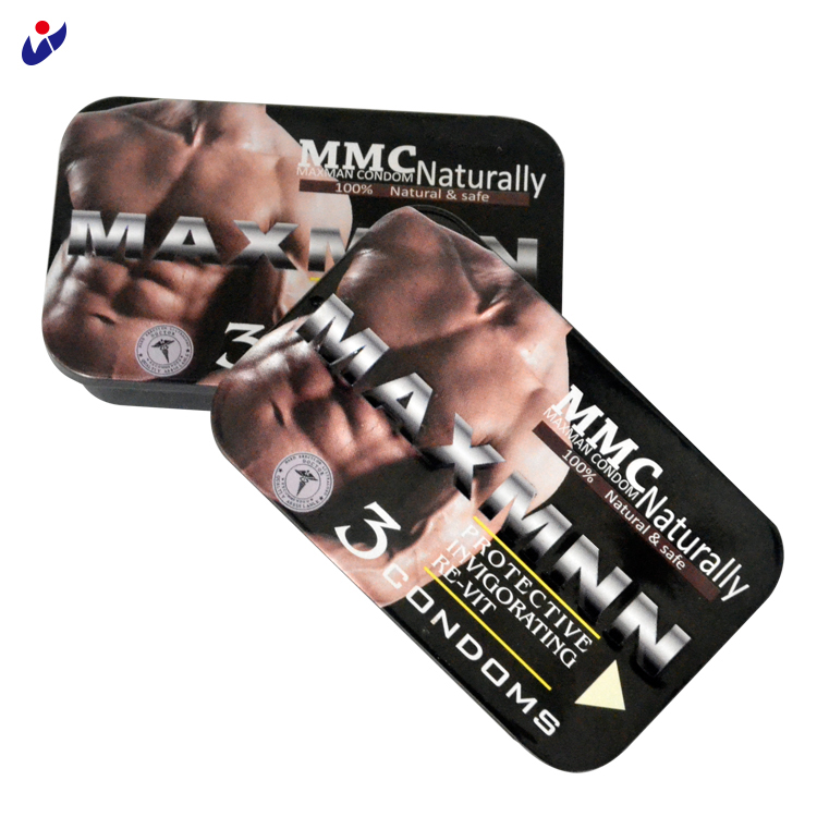 OEM Plain Delay Condoms Metal Box Manufacturer