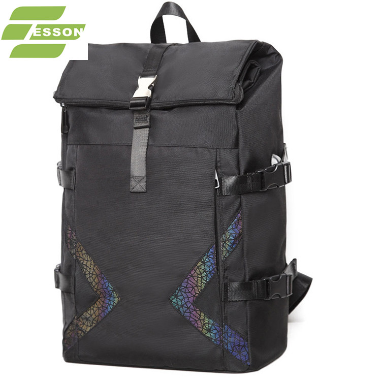 College Students backpack waterproof fashion laptop bag with USB charger bags