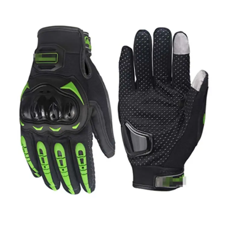 Motorcycle Gloves Moto Racing Carbon Fiber Leather Guante Para Leather Motorbike Racing Sports Touch Screen Gloves