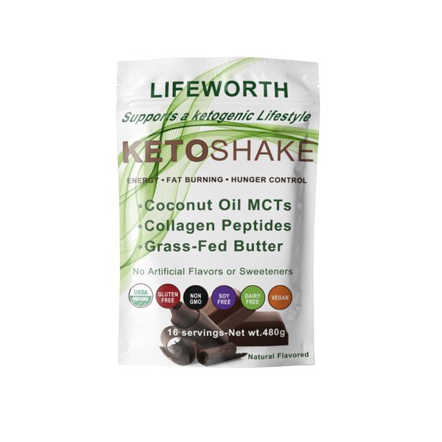 Lifeworth потеря веса Кето еда Замена Шейк порошок