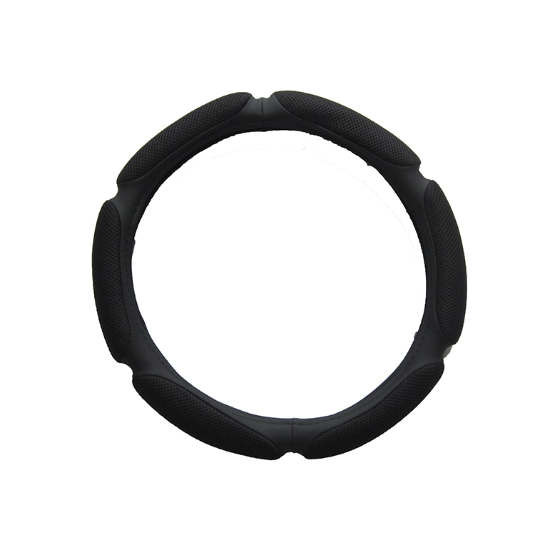 Car interior accessories Super Fiber Leather plastic steering wheel cover