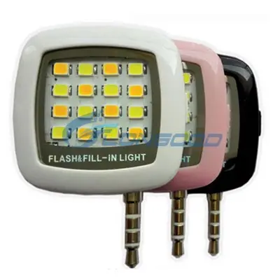 Mobile Phone Portable Mini 16 Leds LED Flash Light For IPhone