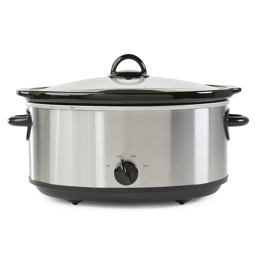 Crock-Pot нержавеющая сталь 6QT оригинальная медленная Варка