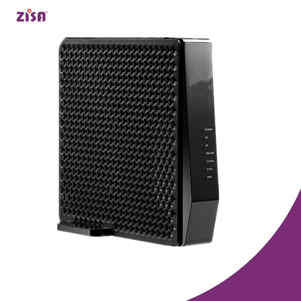 Двухдиапазонный кабельный модем ZISA 4GE 16*4 2,4 и 5g docsis 3,0