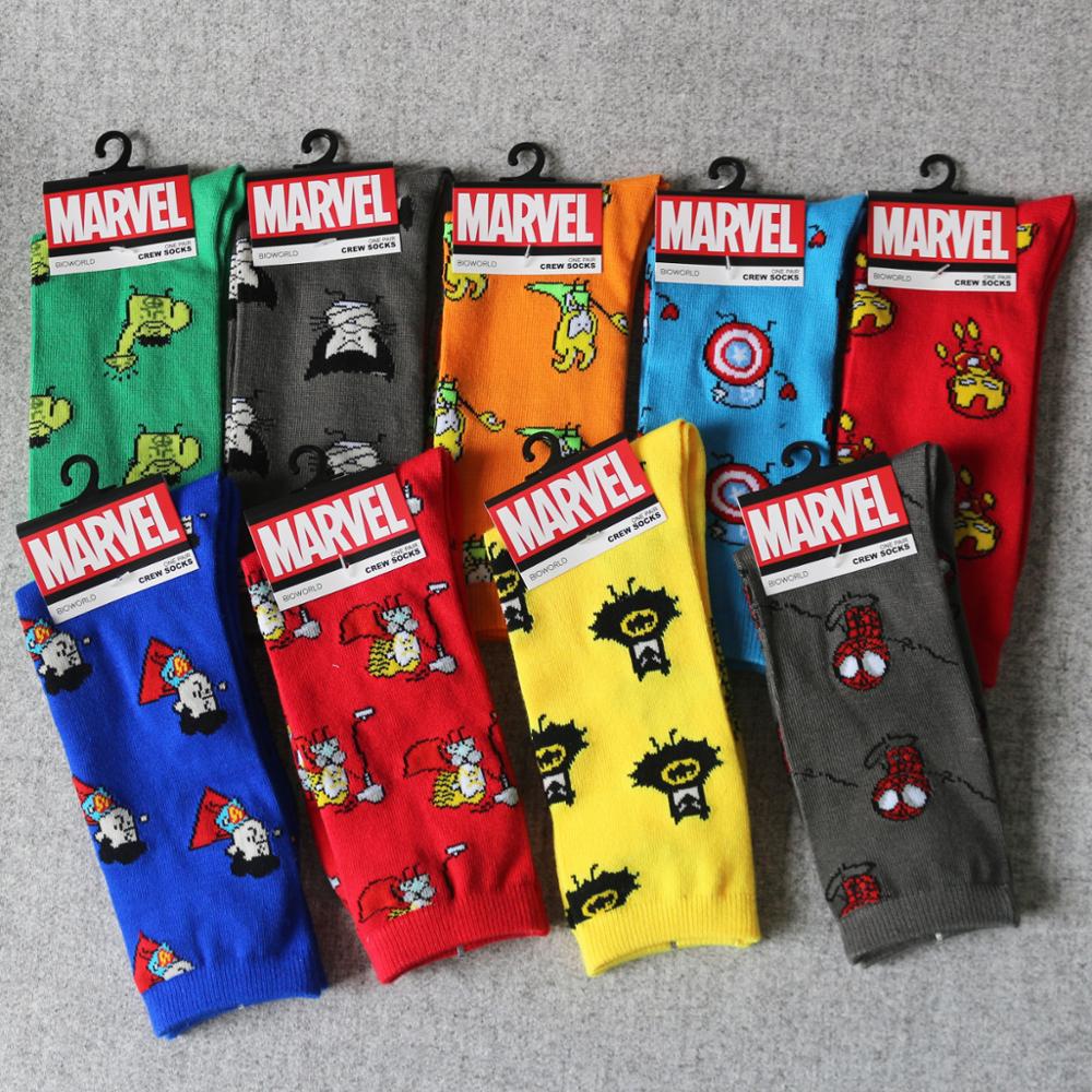 Хлопковые носки UG, забавные носки marvel, носки унисекс, милые Мультяшные носки счастливого сокса, оптовая продажа, изготовление собственного логотипа, дизайнерские носки