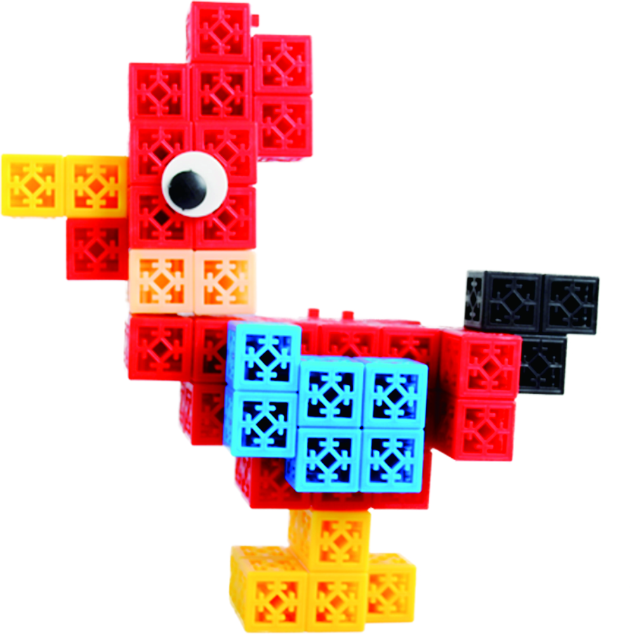 Chicken Shape Children Toys Cube Click Toys