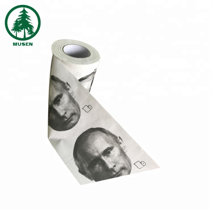 Прямая продажа по заводской цене, новинка, туалетная бумага с принтом Владимира Путина