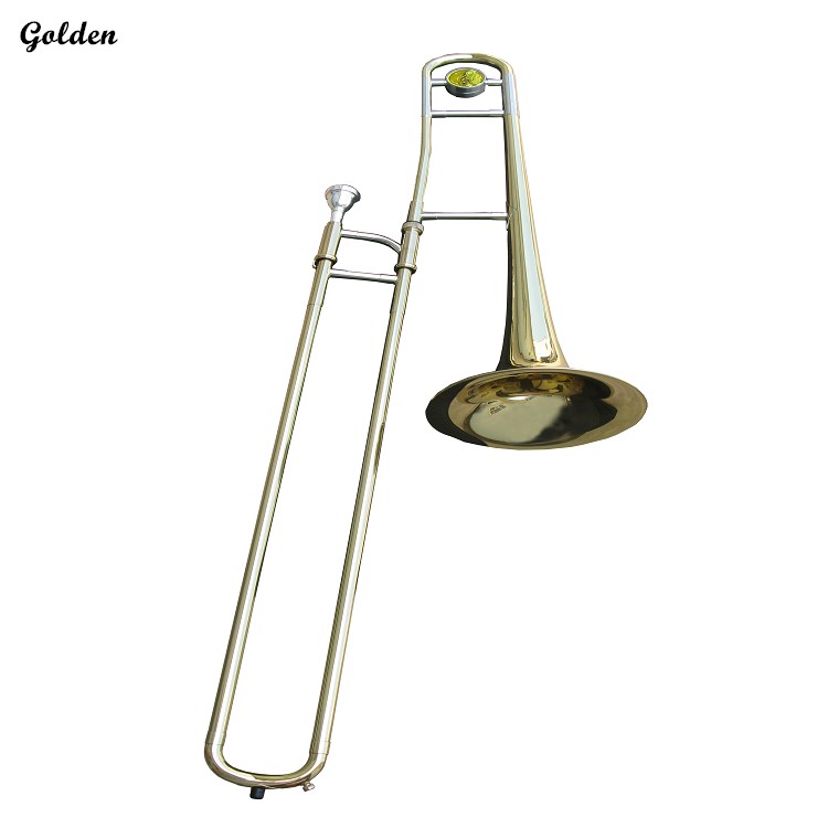 Пользовательские Золотой Лак Bb Bass Trombone
