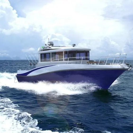 new model 32ft big cabin luxury offshore fishing yacht