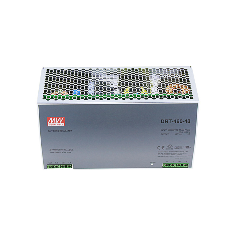 Mean Well DRT-480-48 480 Вт 48 В Промышленный источник питания на DIN-рейке 480 Вт 48 В