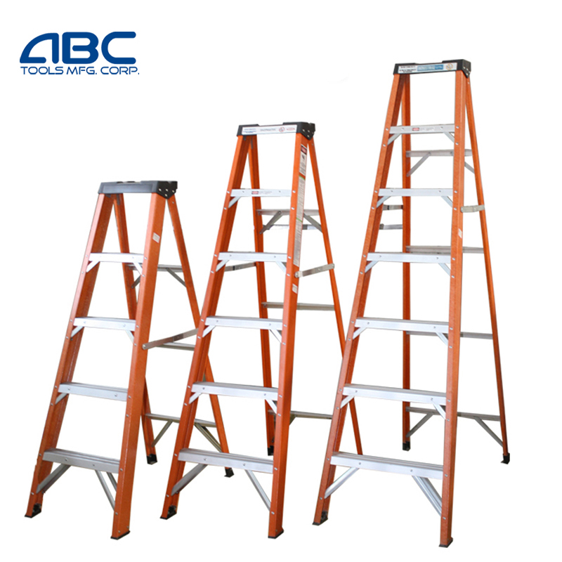 Grade 1 FRP Ladder Fiberglass 3 4 5 6 7 steps Step Ladder