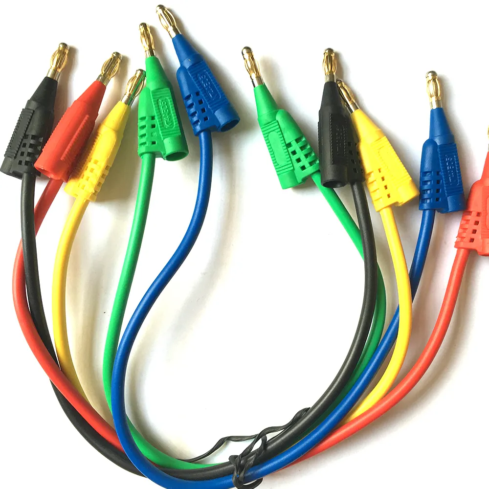 4mm banana plug silicone rubber test lead cable