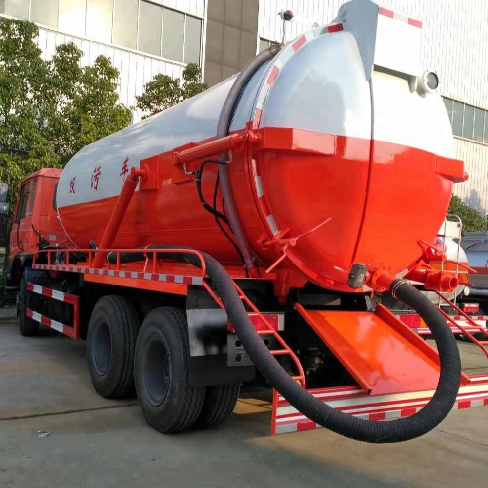 Канализационный вакуумный всасывающий грузовик dongfeng 18CBM канализационный танкер