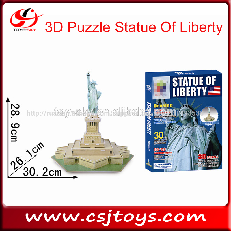 New 3D Puzzle Statue Of Liberty DIY toy china products new products on china market