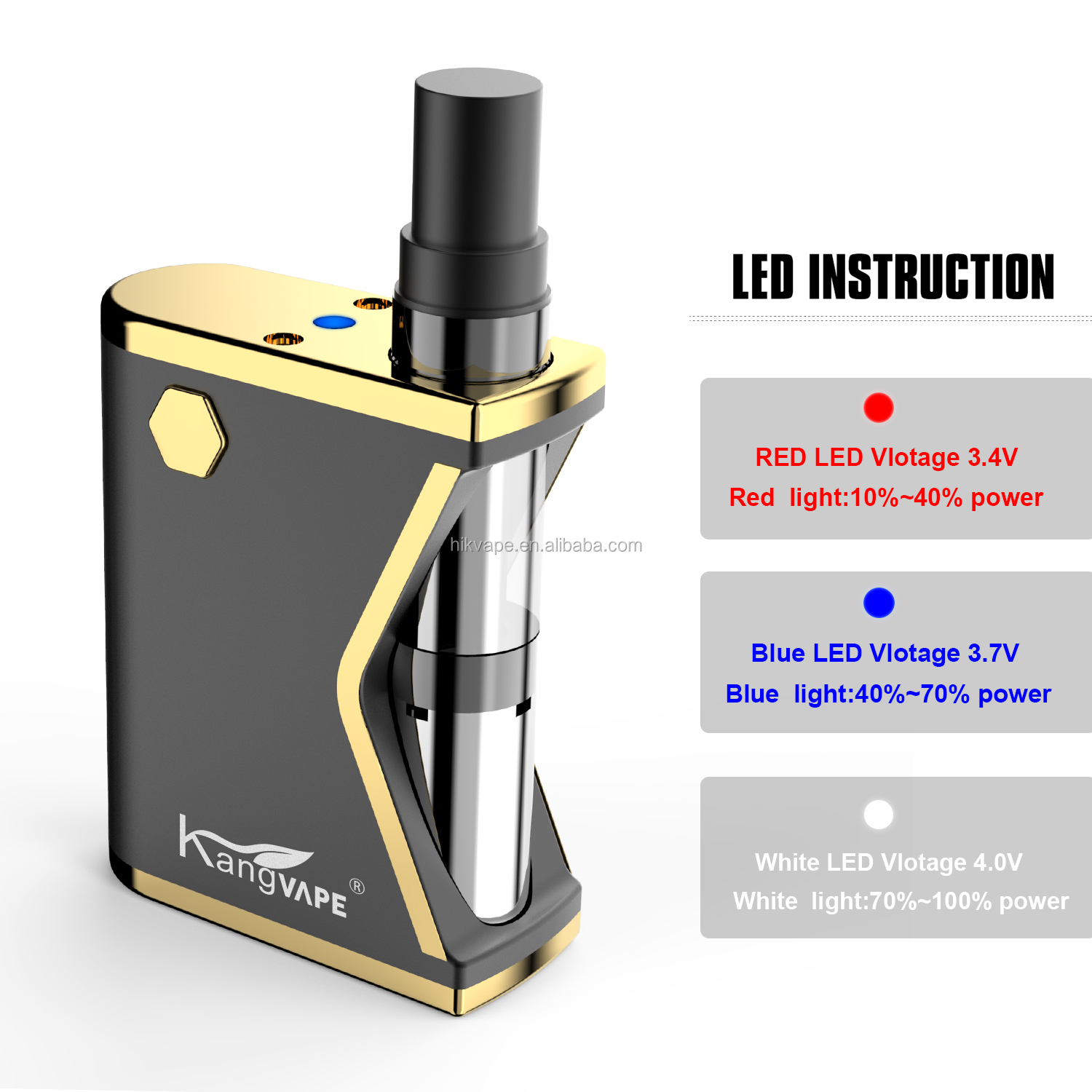 Набор модов для вейпа Kangvape Mini K, электронные сигареты 400 мАч, бокс мод с аккумулятором предварительного нагрева VV, 3,4-3,7 в, 0,5 мл, керамические катушки, картриджи для вейпа