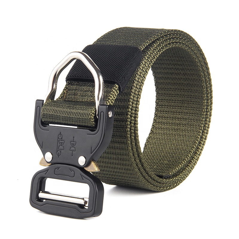 Quick Release Heavy Duty Waist Adjustable Military Nylon Belt