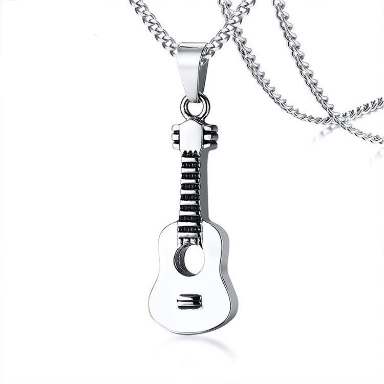 Hot Selling Collection Cremation Urn Ashes Pendant Pet Dog Memorial Guitar Pendant