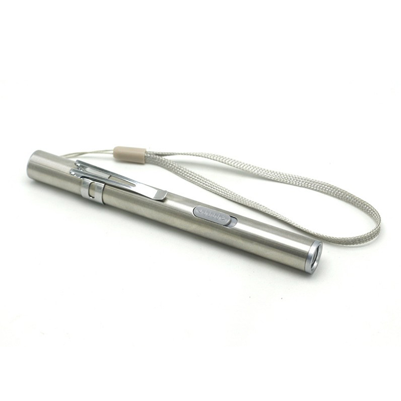 Dual LEDs Doctor Nurse Penlight Diagnostic White Yellow Light Medical Pen Light Flashlight