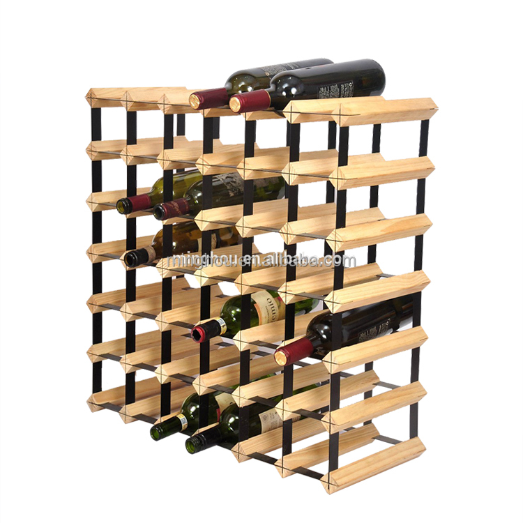 2017 новые поступления, расширяемая модульная сосновая древесина winerack по заводской цене