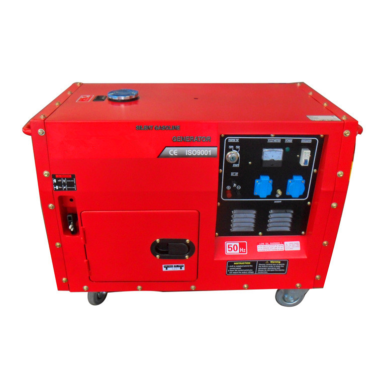 Абсолютно новый дизайн бензиновый генератор бесшумный 8kw 10kva