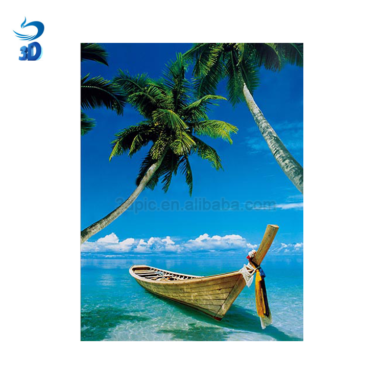 3D Lenticular изображение на заказ 3D Lenticular печать плакат пейзажа