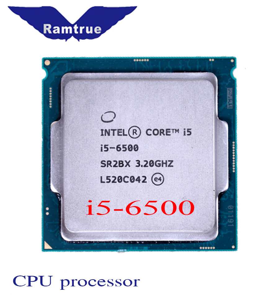 Процессор Intel i5 6500, 3,2 ГГц, 6 Мб кэш-памяти, разъем LGA 1151, четырехъядерный процессор