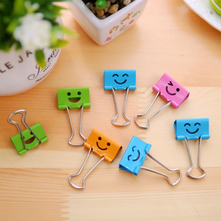 Мешок для еды Note Smile Face металлический зажим для переплетения