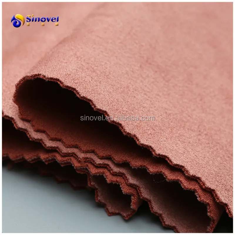Spandex suede for garment/micro suede fabric