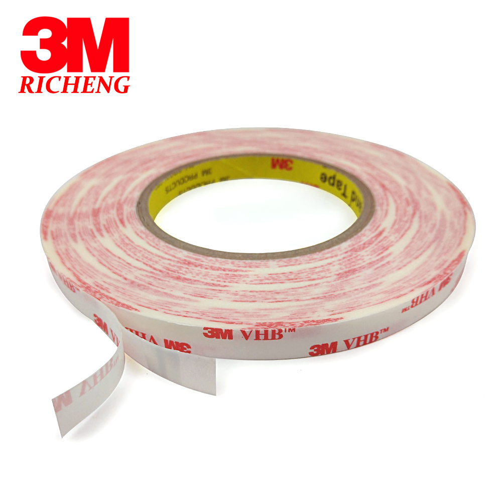 3M VHB 4914 white color double sided tape 0.25mm Thick for LCD/Display, Screen, Bezel, Mobile Phones, Tablets bonding