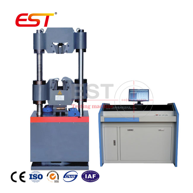 WAW series computerized electro-hydraulic servo hydraulic tensile testing machine/hydraulic utm 10t on to100 ton
