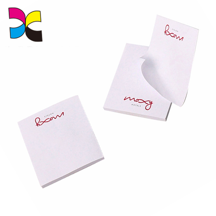 Sticky notes stand Hot sale fashionable design own logo printing custom printed colorful paper notepads